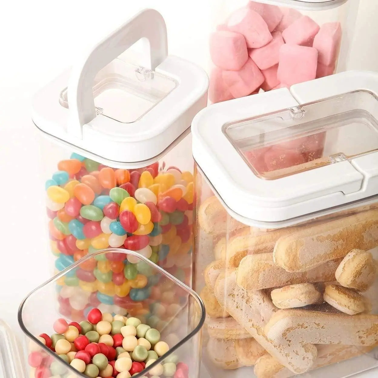 Wholesale prices with free shipping all over United States Member's Mark Fliplock Containers Set 8 Pcs. - Steven Deals