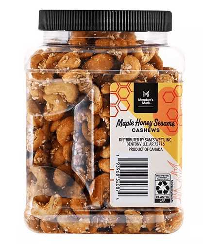 Wholesale prices with free shipping all over United States Member's Mark Maple Honey Sesame Cashews (19 oz.) - Steven Deals