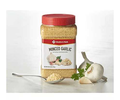 Wholesale prices with free shipping all over United States Member's Mark Minced Garlic (48 oz.) - Steven Deals