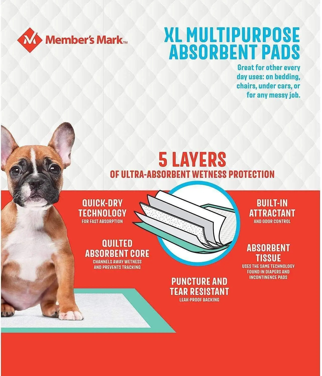 Wholesale prices with free shipping all over United States Member's Mark Pet Training Pads, 23
