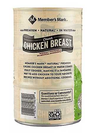 Wholesale prices with free shipping all over United States Member's Mark Premium Chunk Chicken Breast (12.5 oz., 6 ct.) - Steven Deals