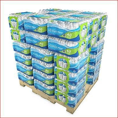 Wholesale prices with free shipping all over United States Member's Mark Purified Drinking Water Pallet - Steven Deals