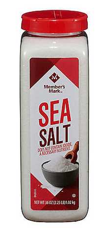 Wholesale prices with free shipping all over United States Member's Mark Sea Salt (36 oz.) - Steven Deals