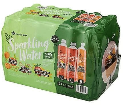 Wholesale prices with free shipping all over United States Member's Mark Sparkling Water Variety Pack - Steven Deals