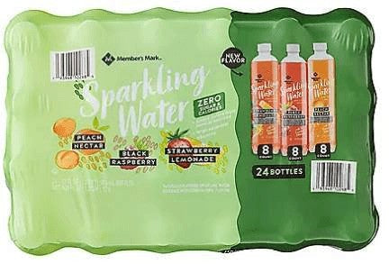 Wholesale prices with free shipping all over United States Member's Mark Sparkling Water Variety Pack - Steven Deals