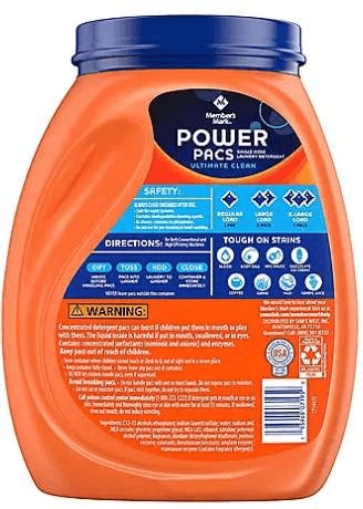 Wholesale prices with free shipping all over United States Member's Mark Ultimate Clean Laundry Detergent Power Pacs - Steven Deals