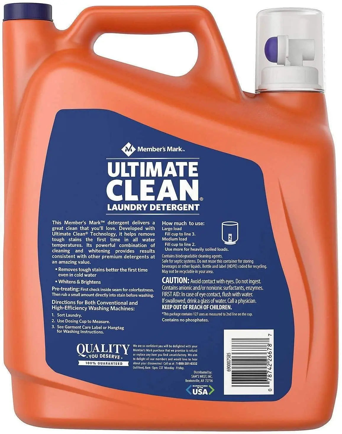 Wholesale prices with free shipping all over United States Member's Mark Ultimate Clean Liquid Laundry Detergent - Steven Deals