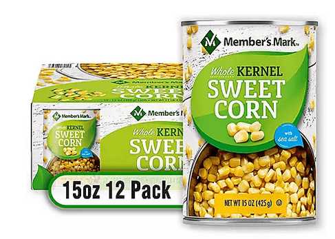 Wholesale prices with free shipping all over United States Member's Mark Whole Kernel Sweet Corn (15 oz., 12 ct.) - Steven Deals