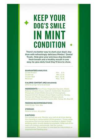Wholesale prices with free shipping all over United States Minties Dental Dog Bone Treats, Maximum Mint (40 ct.) - Steven Deals