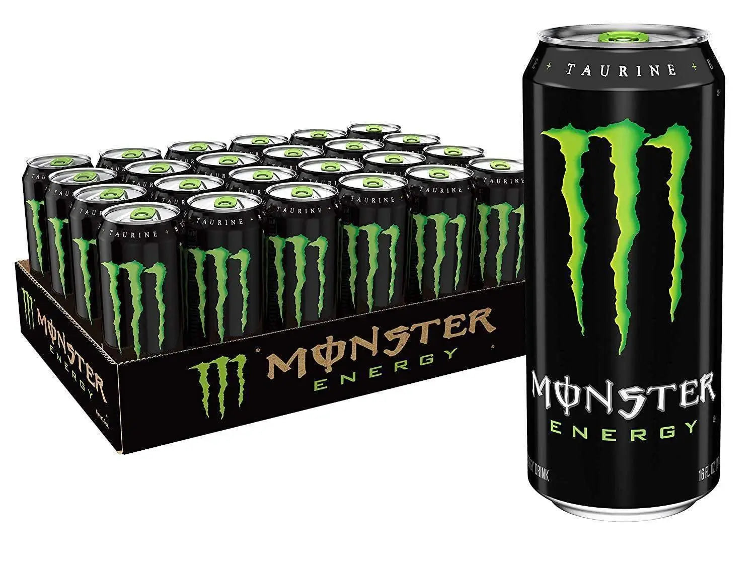 Wholesale prices with free shipping all over United States Monster Energy Drink, Green, Original, 16 Ounce - Steven Deals