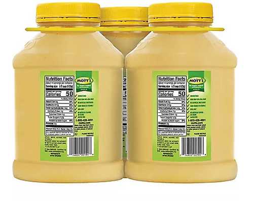 Wholesale prices with free shipping all over United States Mott's No Sugar Added Applesauce (46 oz. jars, 3 pk.) - Steven Deals