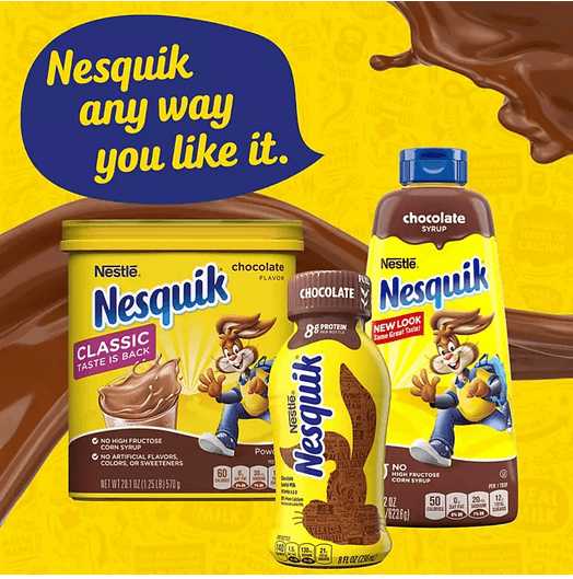 Wholesale prices with free shipping all over United States NESQUIK Chocolate Milk Beverage (8 fl oz. bottle, 15 ct.) - Steven Deals