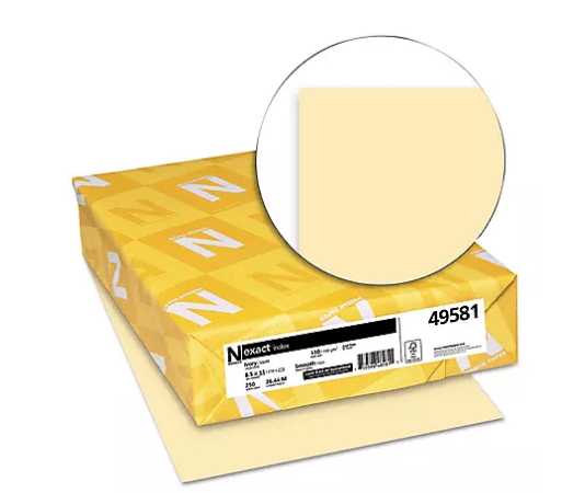 Wholesale prices with free shipping all over United States Neenah Paper - Exact Index Card Stock, 110 lbs., 8-1/2 x 11, Ivory - 250 Sheets/Pack - Steven Deals