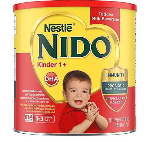 Wholesale prices with free shipping all over United States Nestle NIDO Kinder 1+ Toddler Powdered Milk Beverage (4.85 lbs.) - Steven Deals