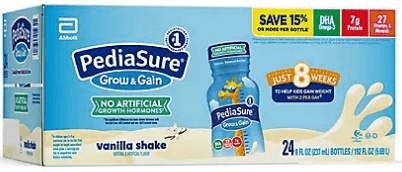 Wholesale prices with free shipping all over United States PediaSure Grow and Gain Nutrition Shake for Kids, Vanilla - Steven Deals