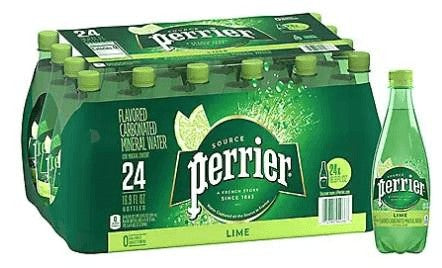 Wholesale prices with free shipping all over United States Perrier Lime Flavored Carbonated Mineral Water, - Steven Deals