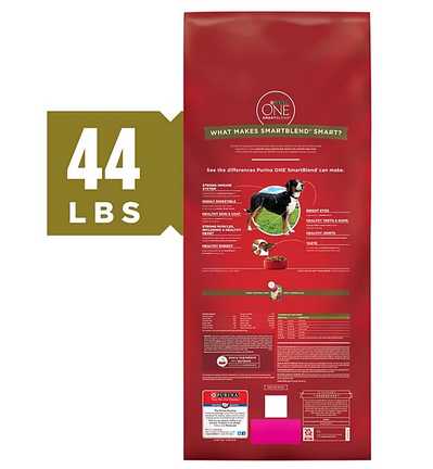 Wholesale prices with free shipping all over United States Purina ONE SmartBlend Adult Dry Dog Food, Natural Lamb and Rice Formula (44 lbs.) - Steven Deals