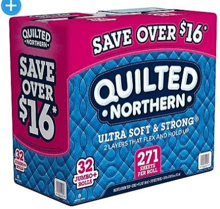 Wholesale prices with free shipping all over United States Quilted Northern Ultra Soft and Strong Toilet Paper - Steven Deals