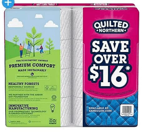 Wholesale prices with free shipping all over United States Quilted Northern Ultra Soft and Strong Toilet Paper - Steven Deals