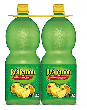 Wholesale prices with free shipping all over United States ReaLemon 100% Lemon Juice (48 oz., 2 pk.) - Steven Deals
