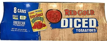 Wholesale prices with free shipping all over United States Red Gold Diced Tomatoes (14.5 oz., 8 pk.) - Steven Deals