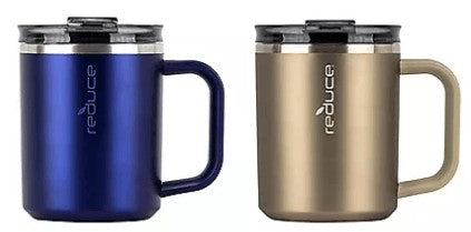 Wholesale prices with free shipping all over United States Reduce 14-oz. Hot1 Mug, 2 Pack Blue/Gold - Steven Deals