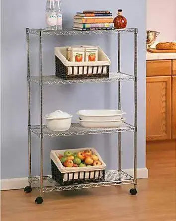 Wholesale prices with free shipping all over United States Seville Classics 4-Level UltraZinc Shelving - Steven Deals