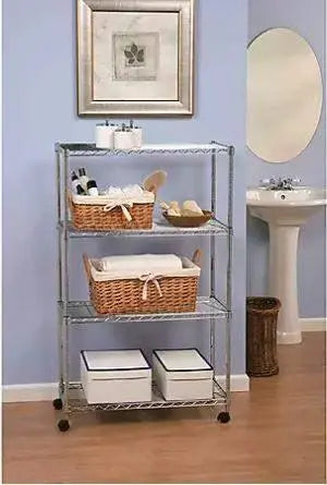 Wholesale prices with free shipping all over United States Seville Classics 4-Level UltraZinc Shelving - Steven Deals