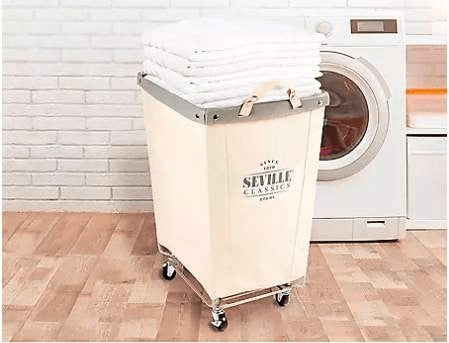 Wholesale prices with free shipping all over United States Seville Classics Commercial Heavy-Duty Canvas Laundry - Steven Deals