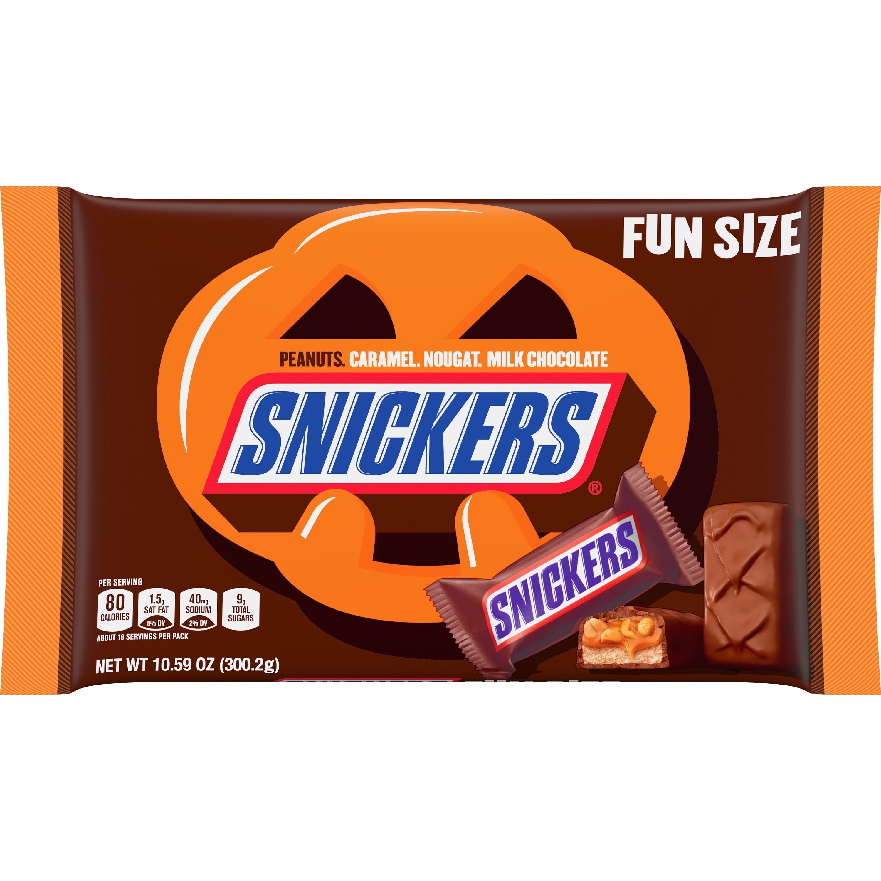 Wholesale prices with free shipping all over United States Snickers Fun Size Halloween Chocolate Candy Bars, 10.59 oz Bag - Steven Deals