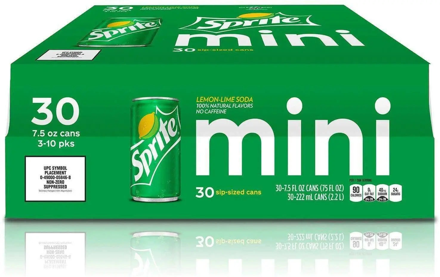 Wholesale prices with free shipping all over United States Sprite Mini Cans (7.5 oz., 30 pk.) - Steven Deals
