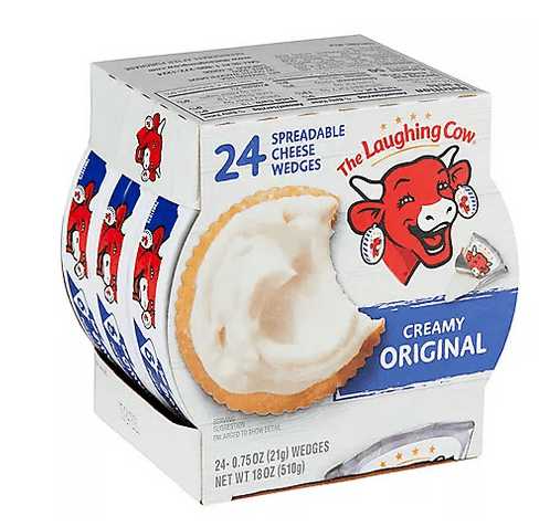 Wholesale prices with free shipping all over United States The Laughing Cow Creamy Swiss Wedge, Original (3 pk.) - Steven Deals