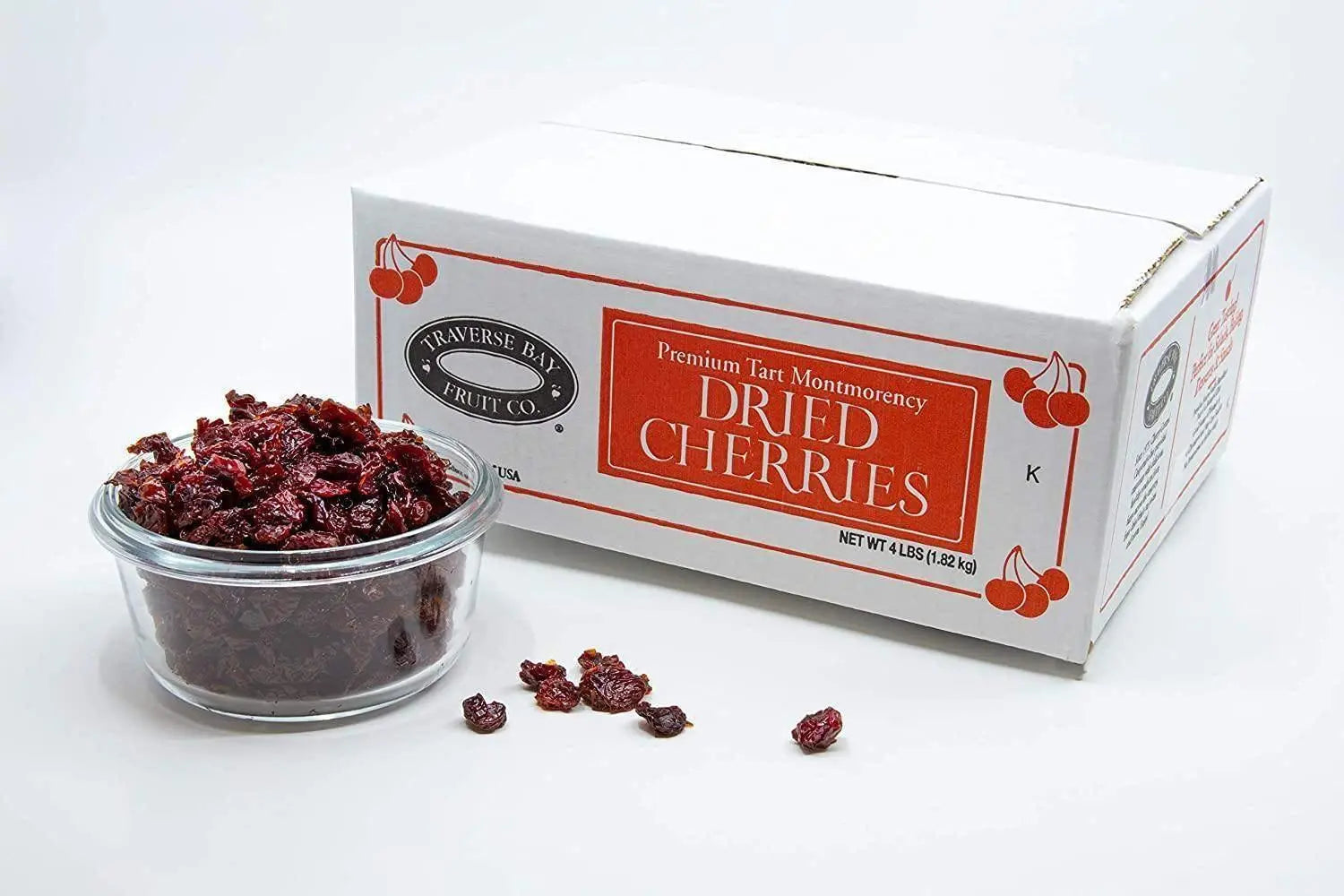 Wholesale prices with free shipping all over United States Traverse Bay Fruit Dried Cherries, 4 Pound - Steven Deals
