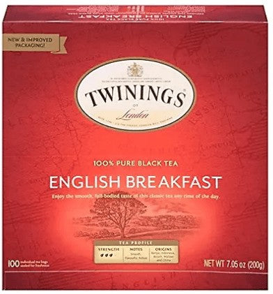 Wholesale prices with free shipping all over United States Twinings English Breakfast Tea Bags (100 ct.) - Steven Deals