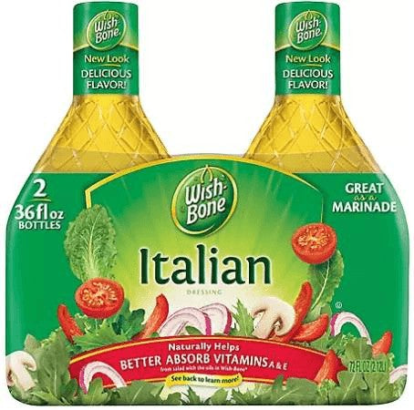 Wholesale prices with free shipping all over United States Wish-Bone® Italian Dressing (36 oz., 2 pk.) - Steven Deals