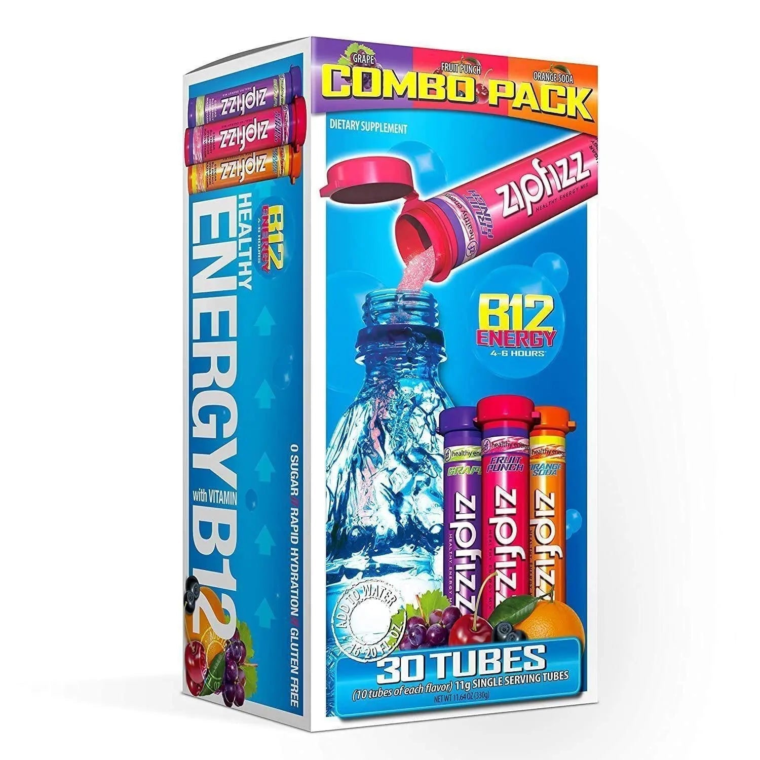 Wholesale prices with free shipping all over United States Zipfizz Drink Mix Combo Pack (30 ct.) - Steven Deals