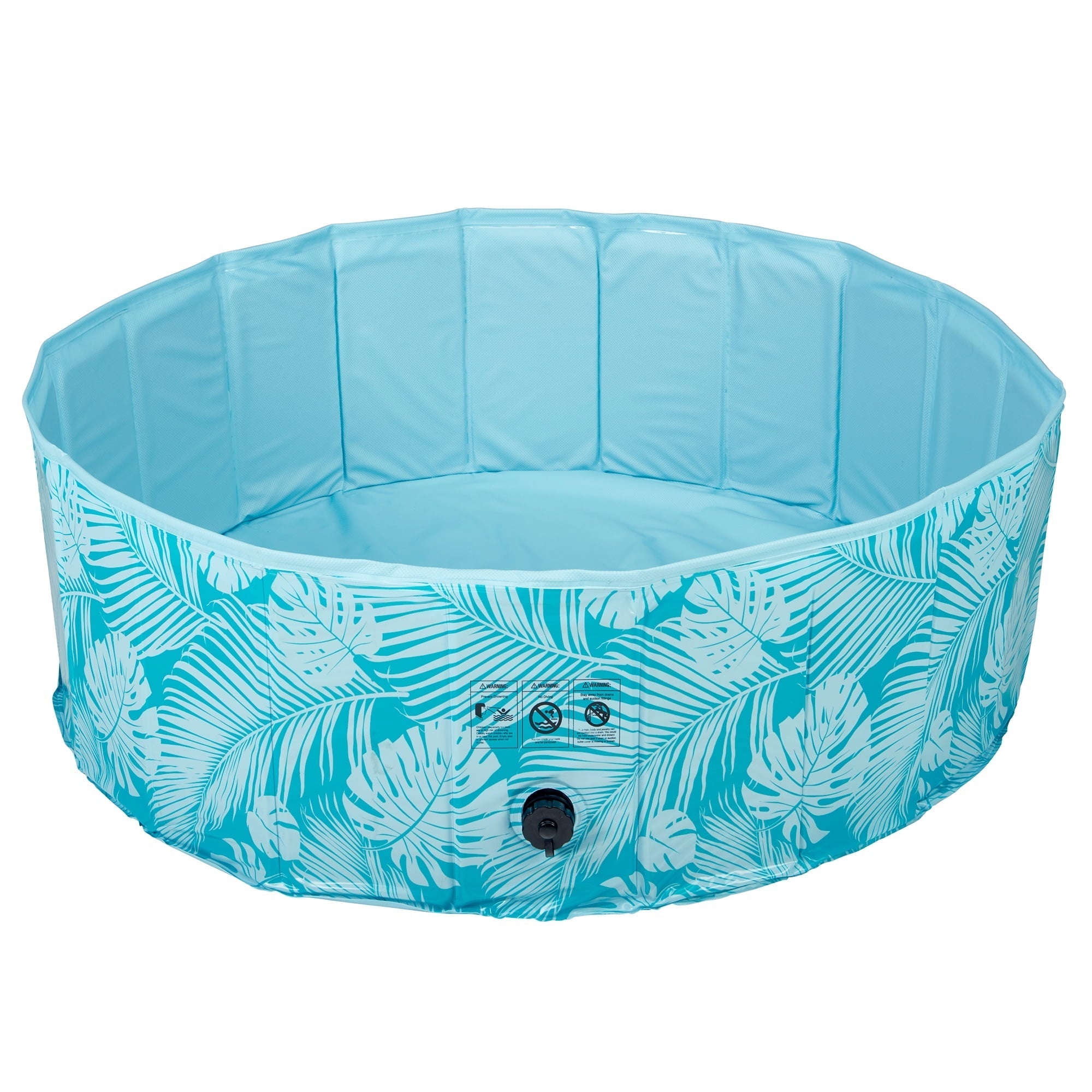 Wholesale prices with free shipping all over United States Vibrant Life Dog Pool, Blue Palm, 39