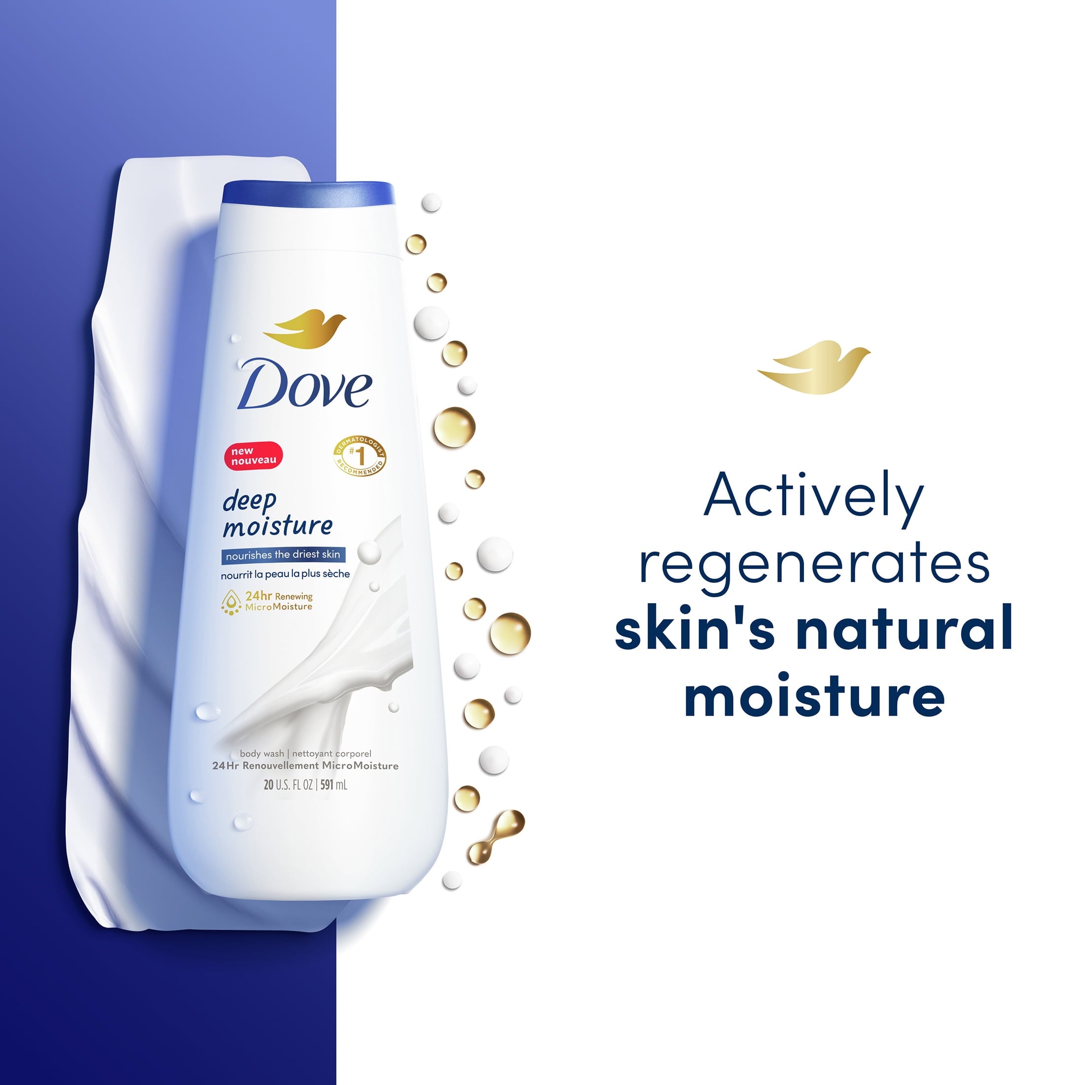 Wholesale prices with free shipping all over United States Dove Deep Moisture Nourishing Liquid Body Wash, 20 oz, 2 Count - Steven Deals