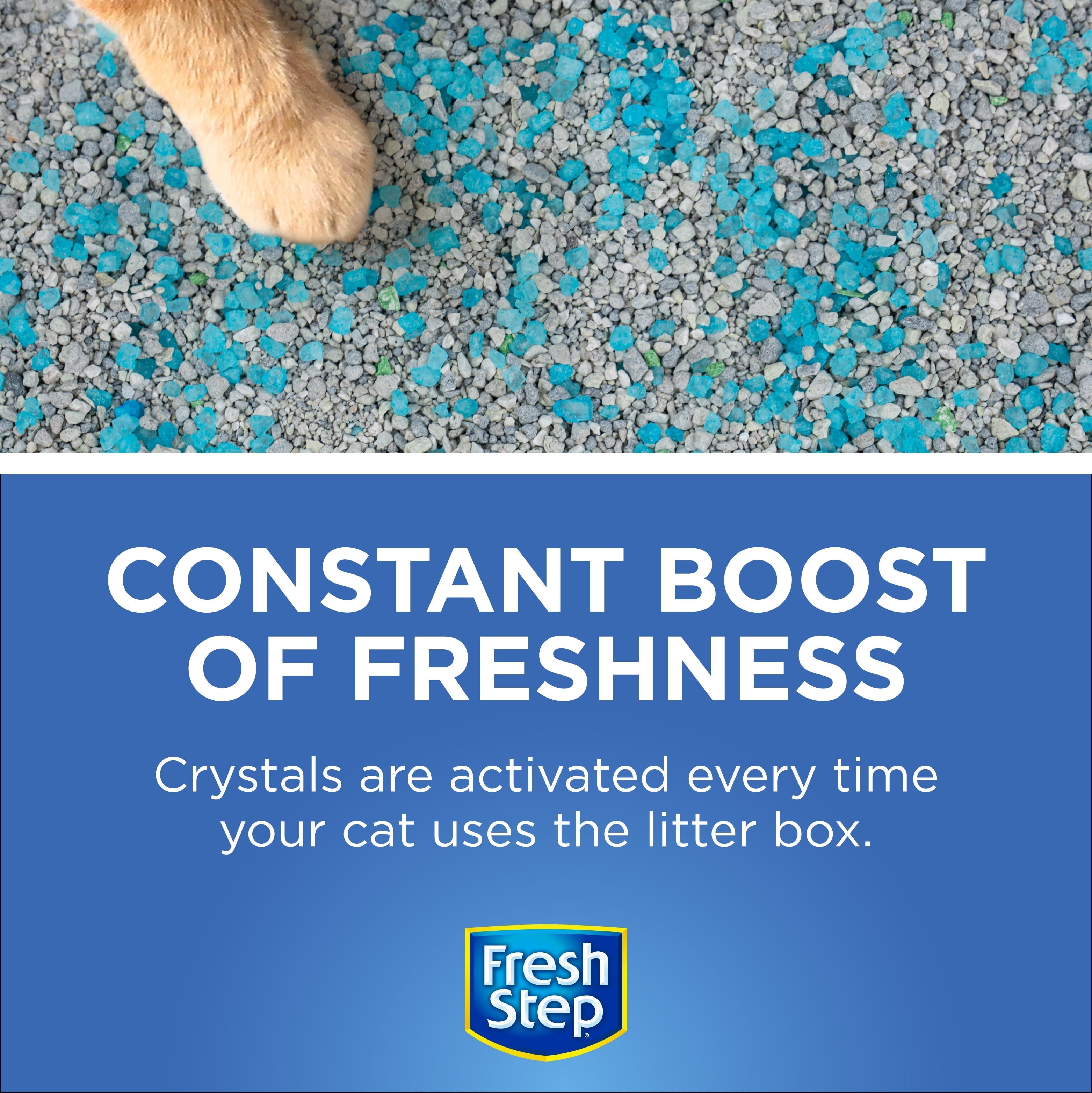 Wholesale prices with free shipping all over United States Fresh Step Cat Litter Deodorizer Crystals, Fresh Scent, 70 oz. - Steven Deals