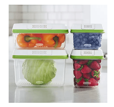 Wholesale prices with free shipping all over United States FreshWorks Food Storage Containers, 8-Piece Set - Steven Deals