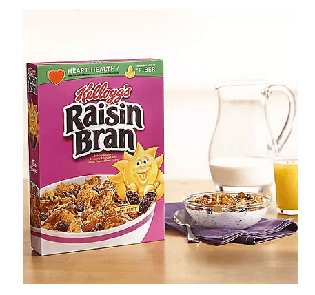 Wholesale prices with free shipping all over United States Kellogg's Raisin Bran Breakfast Cereal (2 pk.) - Steven Deals