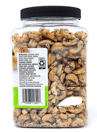 Wholesale prices with free shipping all over United States Member's Mark Everything Seasoned Cashews (22 oz.) - Steven Deals