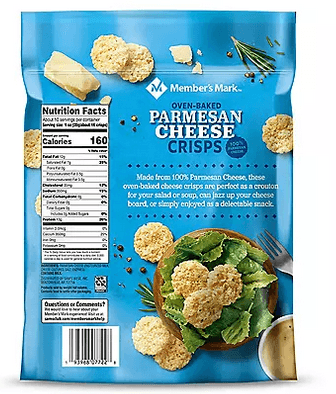 Wholesale prices with free shipping all over United States Member's Mark Oven-Baked Parmesan Crisps (9.5 oz.) - Steven Deals