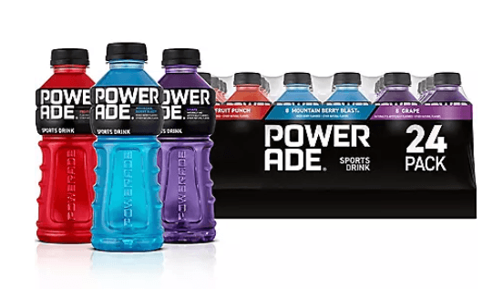 Wholesale prices with free shipping all over United States Powerade Sports Drink Variety Pack (20 fl. oz., 24 pk.) - Steven Deals
