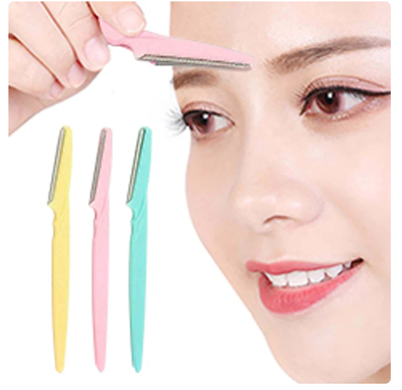 Wholesale prices with free shipping all over United States 1/3 Pcs Eyebrow Trimmer Eyebrow Razor Shaver Blade Eye Brow Shaper Face Razor Facial Hair Remover For Women Beauty Makeup Tool - Steven Deals