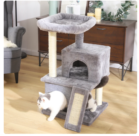Wholesale prices with free shipping all over United States 9 Kind Cat Toy Scratching Post for Cat Wood Climbing Tree Jumping Training Frame Cat Furniture Cat House Condo Domestic Delivery - Steven Deals