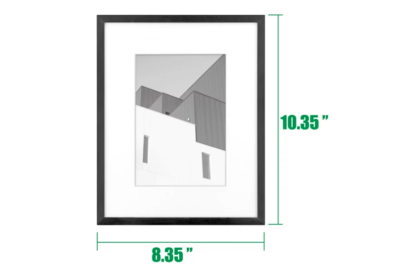 Wholesale prices with free shipping all over United States Better Homes & Gardens 8x10 Matted to 5x7 Metal Gallery Tabletop Picture Frame, Black - Steven Deals