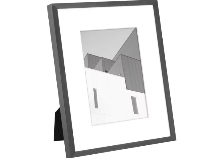 Wholesale prices with free shipping all over United States Better Homes & Gardens 8x10 Matted to 5x7 Metal Gallery Tabletop Picture Frame, Black - Steven Deals