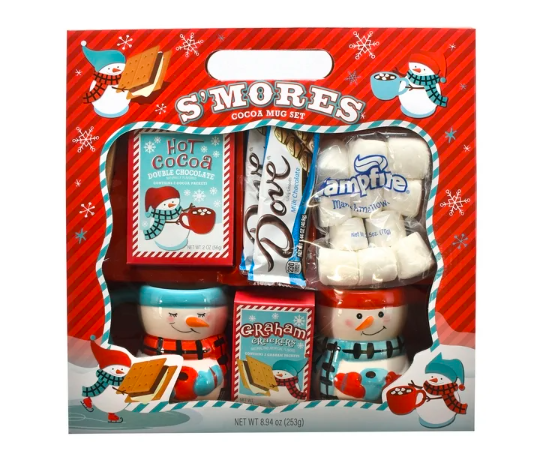 Wholesale prices with free shipping all over United States Dove Chocolate S'mores 2 Mug Boxed Christmas Gift Set, 8.94oz - Steven Deals