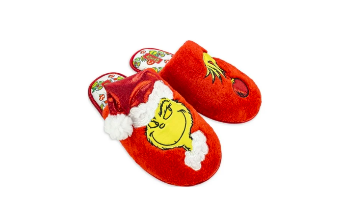 Wholesale prices with free shipping all over United States Dr. Seuss Family Grinch Slippers, Sizes Toddler-Adult - Steven Deals